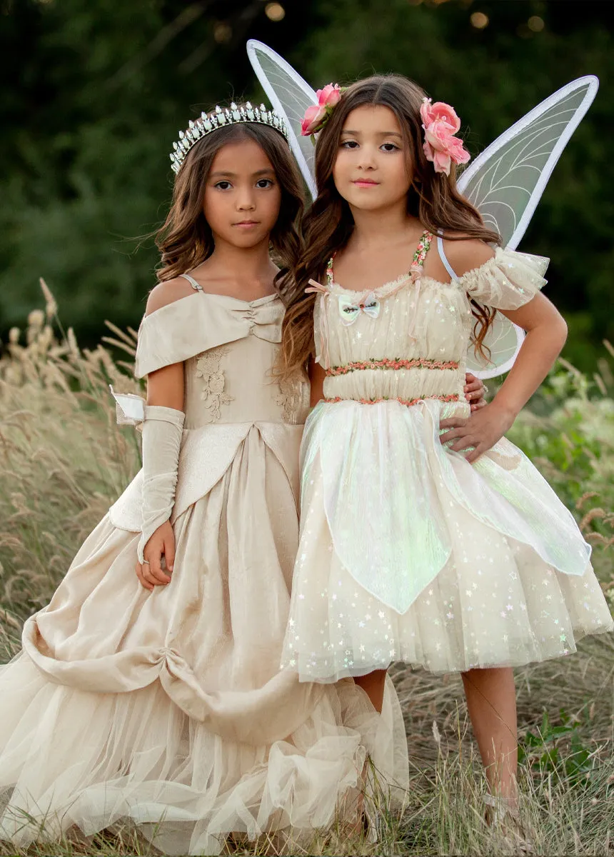 Princess Costume Set in Light Gold