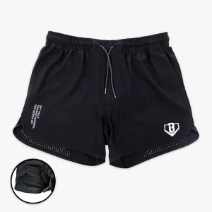 Pro Series Youth Shorts with Liner - Black