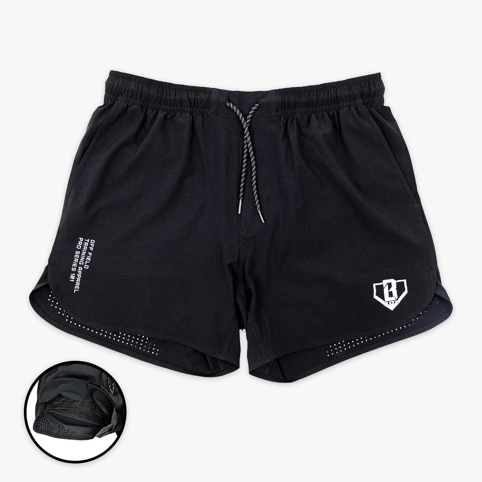 Pro Series Youth Shorts with Liner - Black