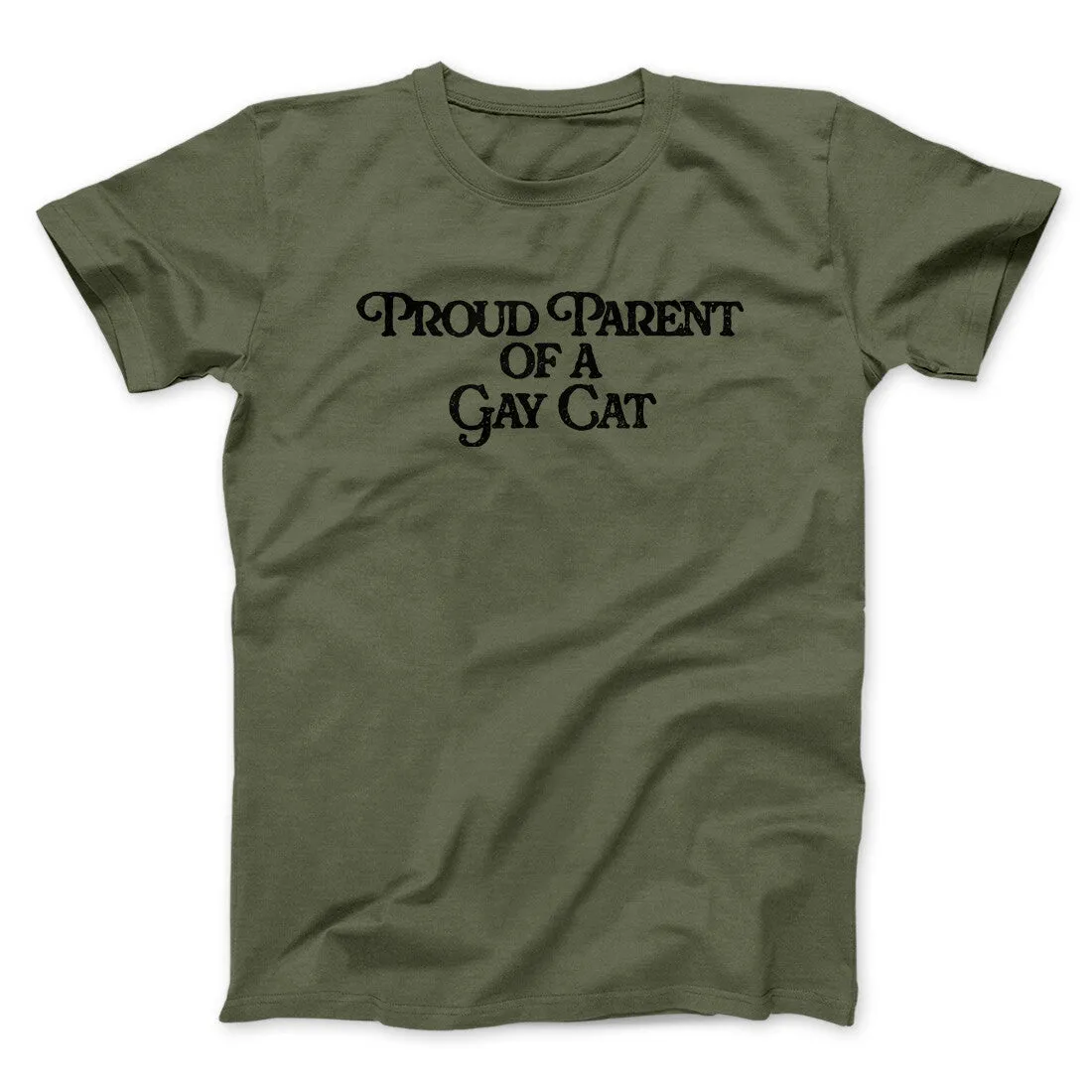 Proud Parent Of A Gay Cat Men/Unisex T-Shirt