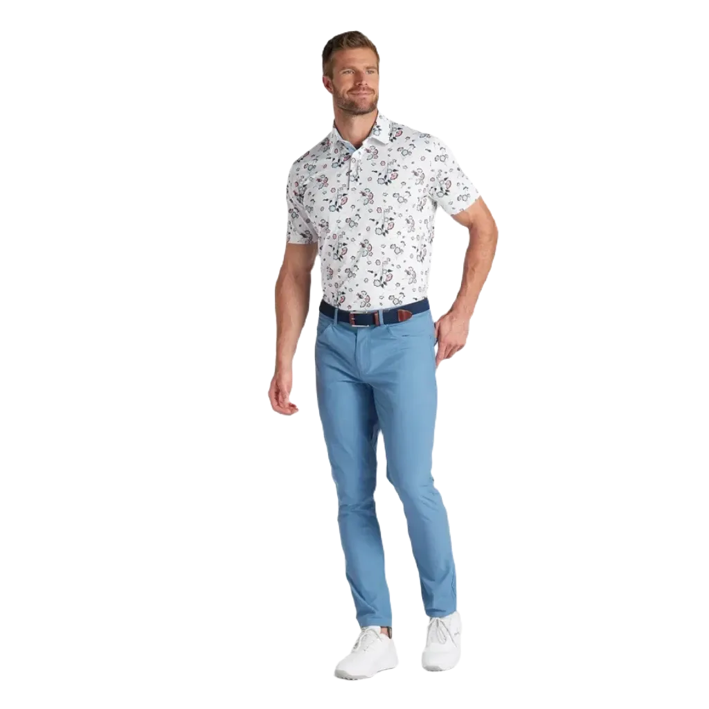 Puma Pique Heirloom Golf Polo - White