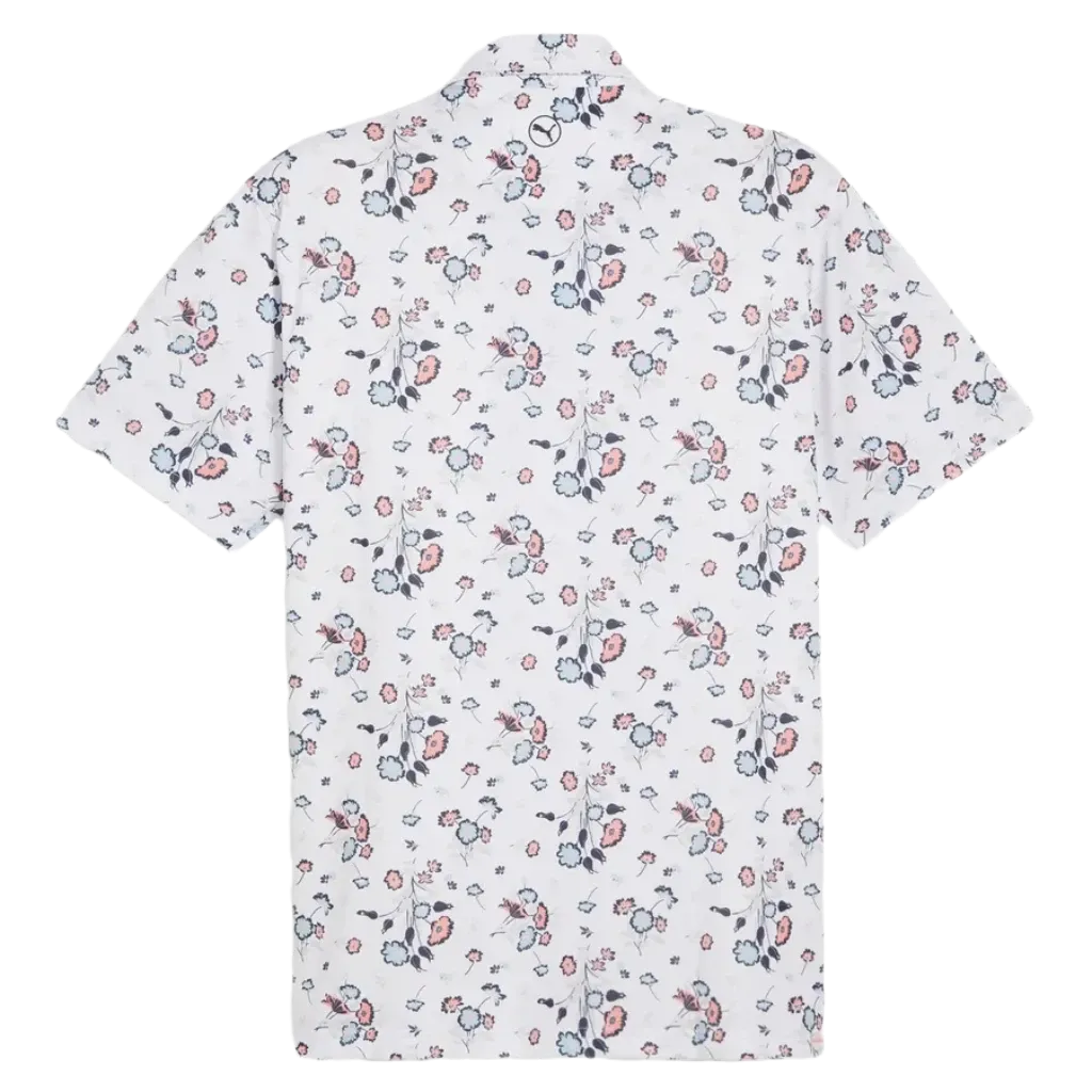 Puma Pique Heirloom Golf Polo - White