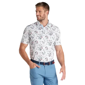 Puma Pique Heirloom Golf Polo - White
