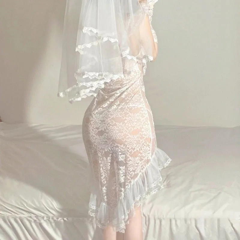 Pure lust sexy bridal outfit  KF705758
