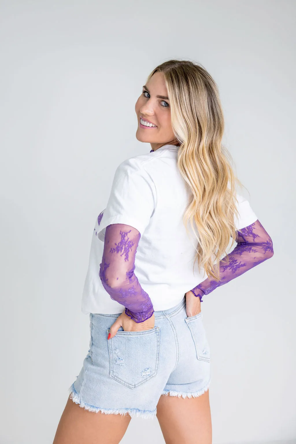Purple GAME DAY Tee