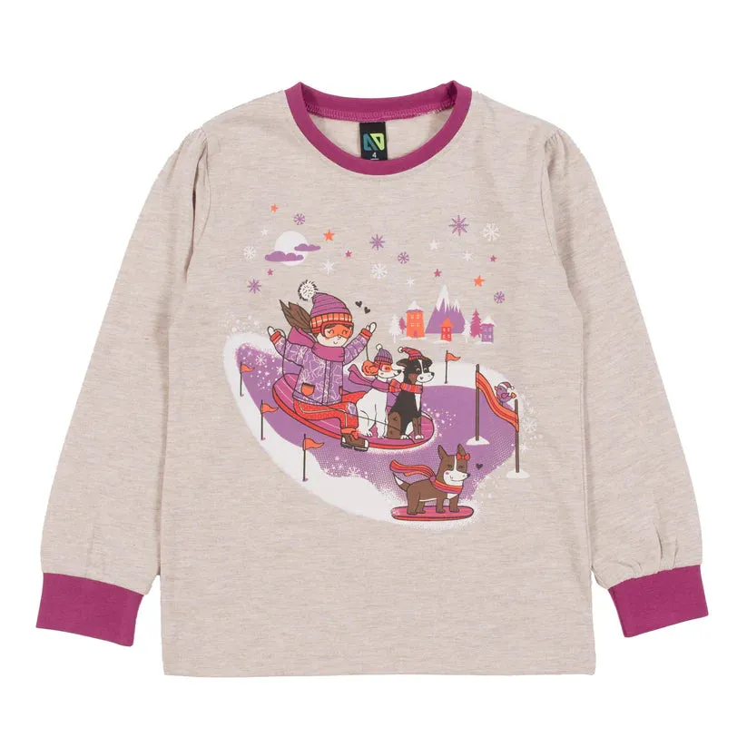 Pyjama Enfant Glissade Beige F24P50
