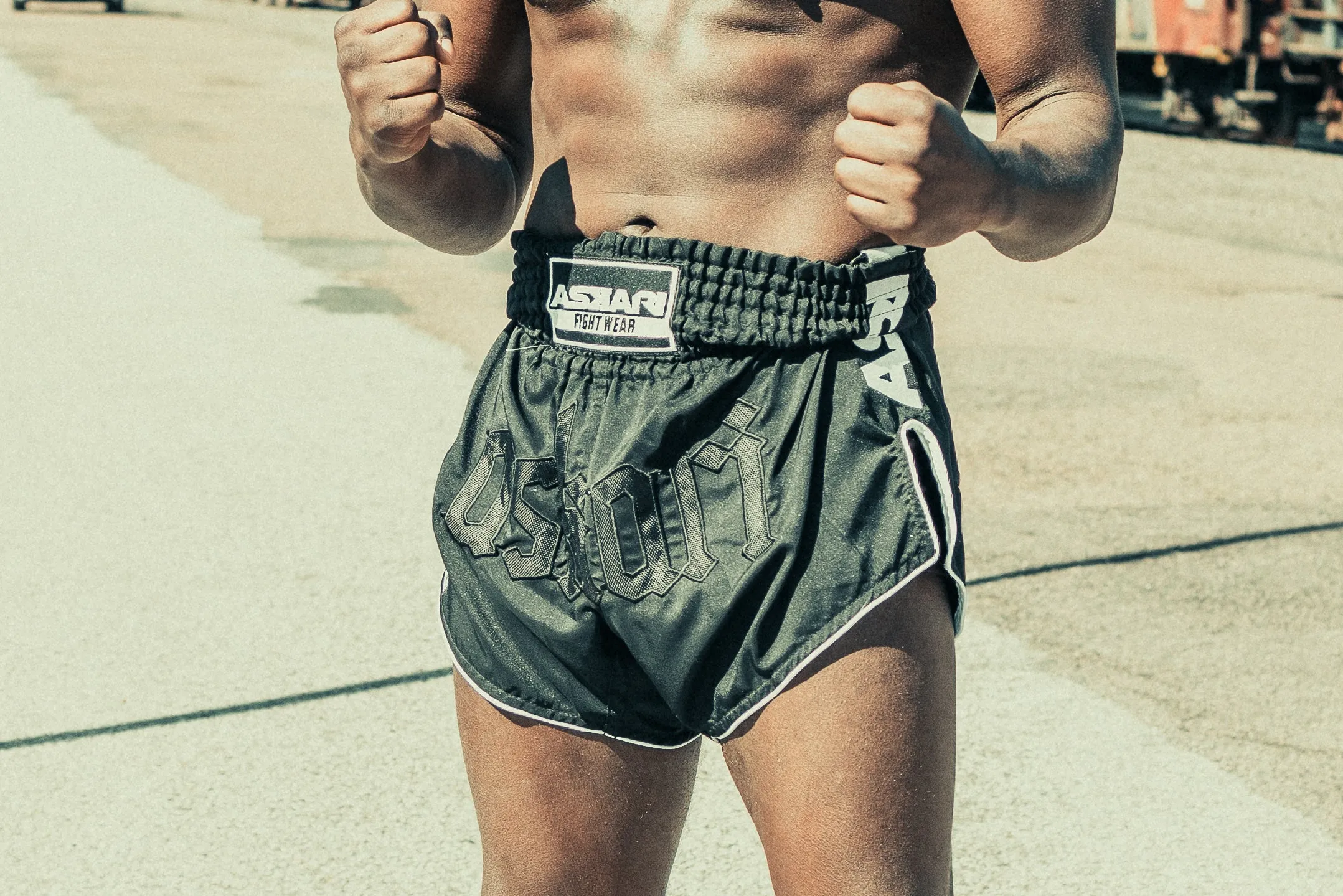"MARLBORO" ASKARI MUAY THAI SHORTS