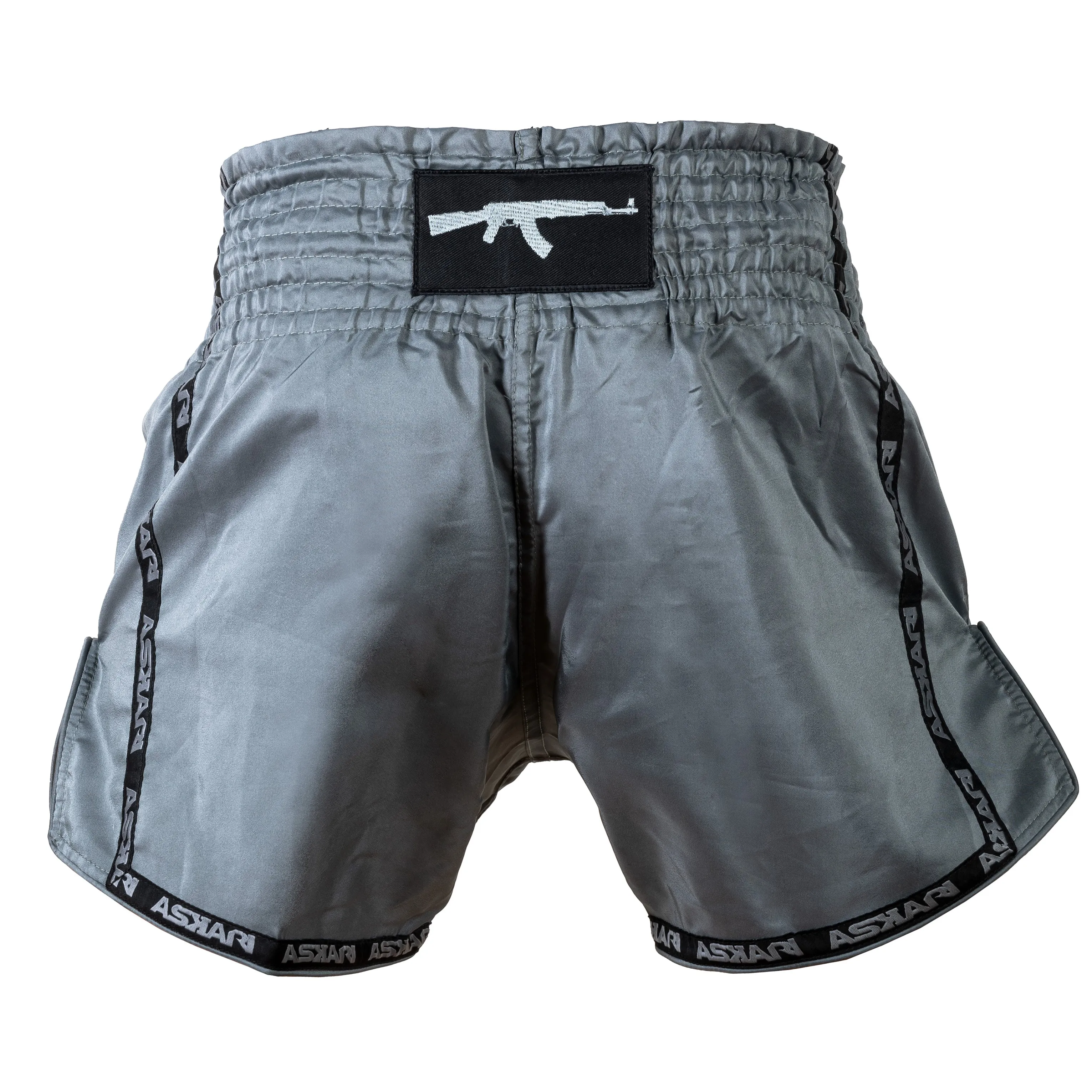 "ONE MAN ARMY" MUAY THAI SHORTS [GREY]