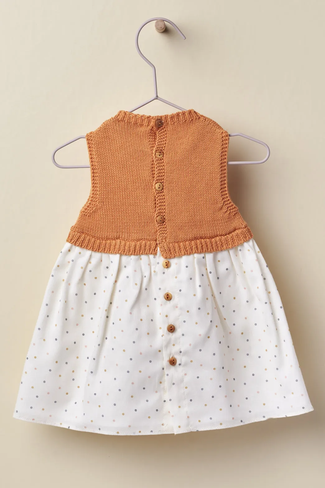 "Sybil" Half Knit Dress