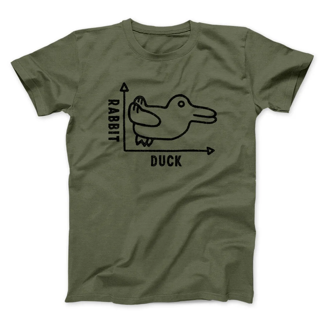 Rabbit Duck Graph Men/Unisex T-Shirt