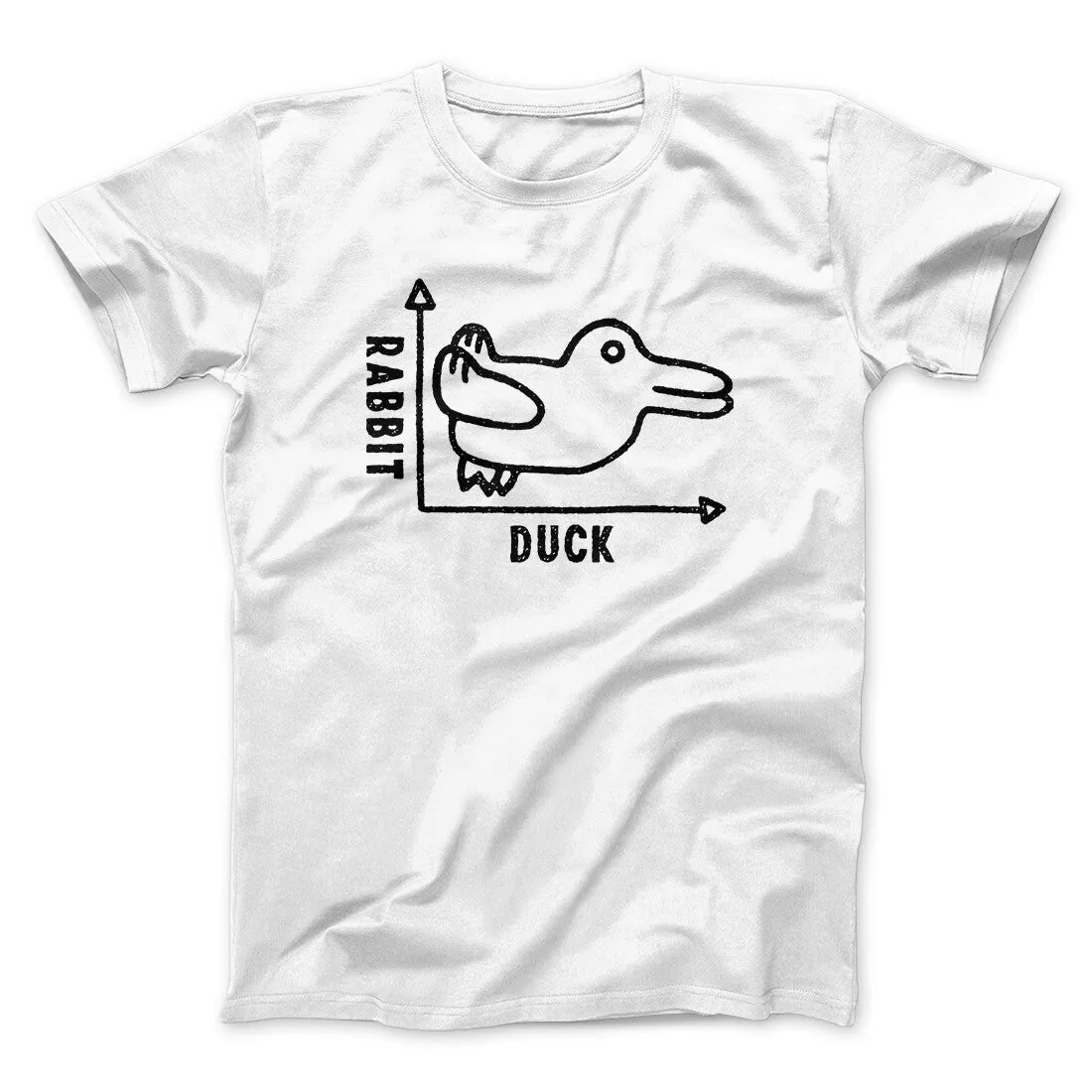 Rabbit Duck Graph Men/Unisex T-Shirt