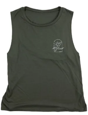 Radar Lyric Women's Tank - Military Green