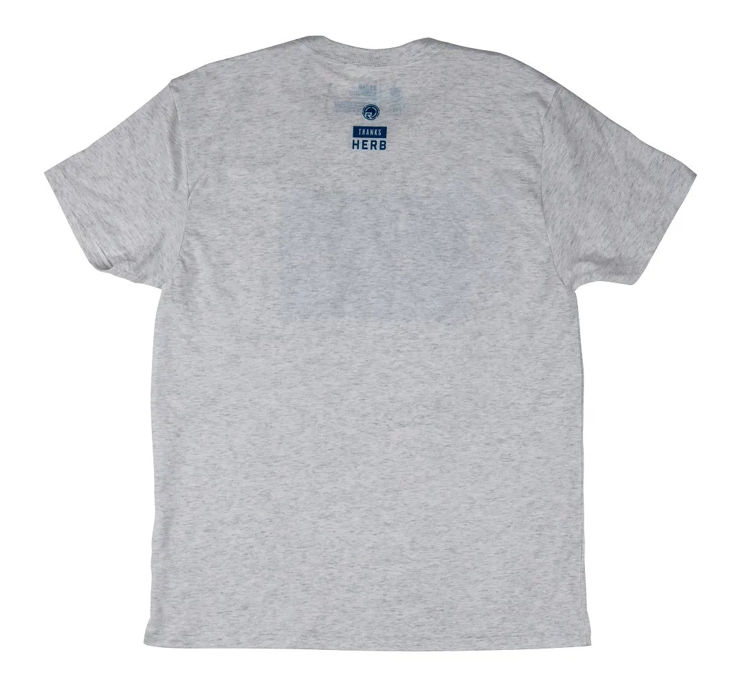 Radar Thanks Herb Tee - Heather White