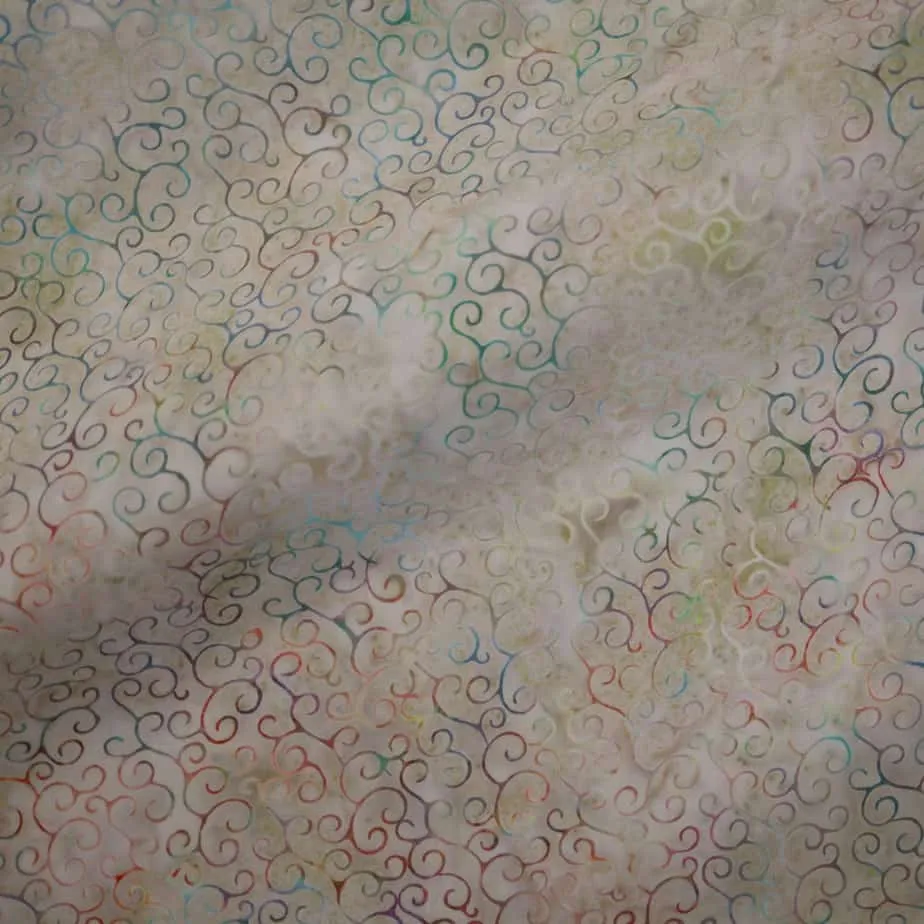 Rayon Batik - Linen Swirls
