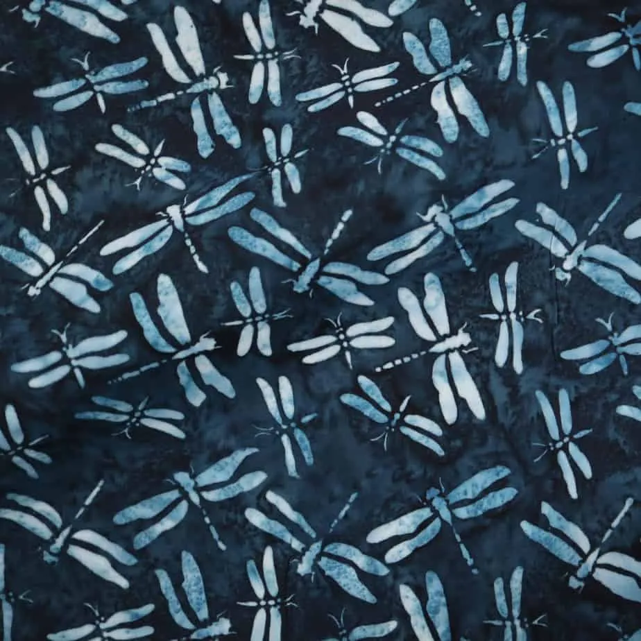 Rayon Batik - Navy Dasher