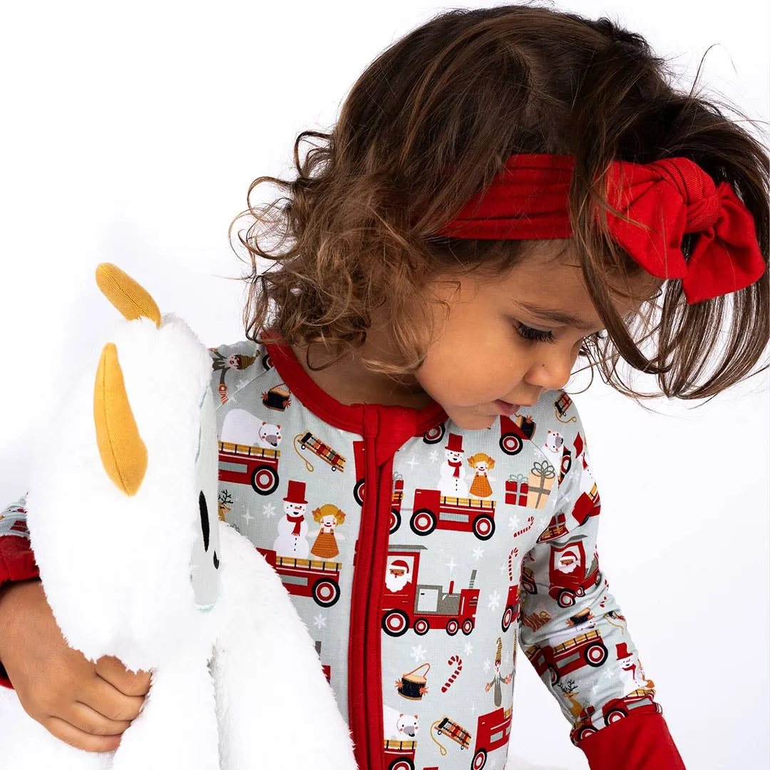 Red Bamboo Baby Headband (0-12M)