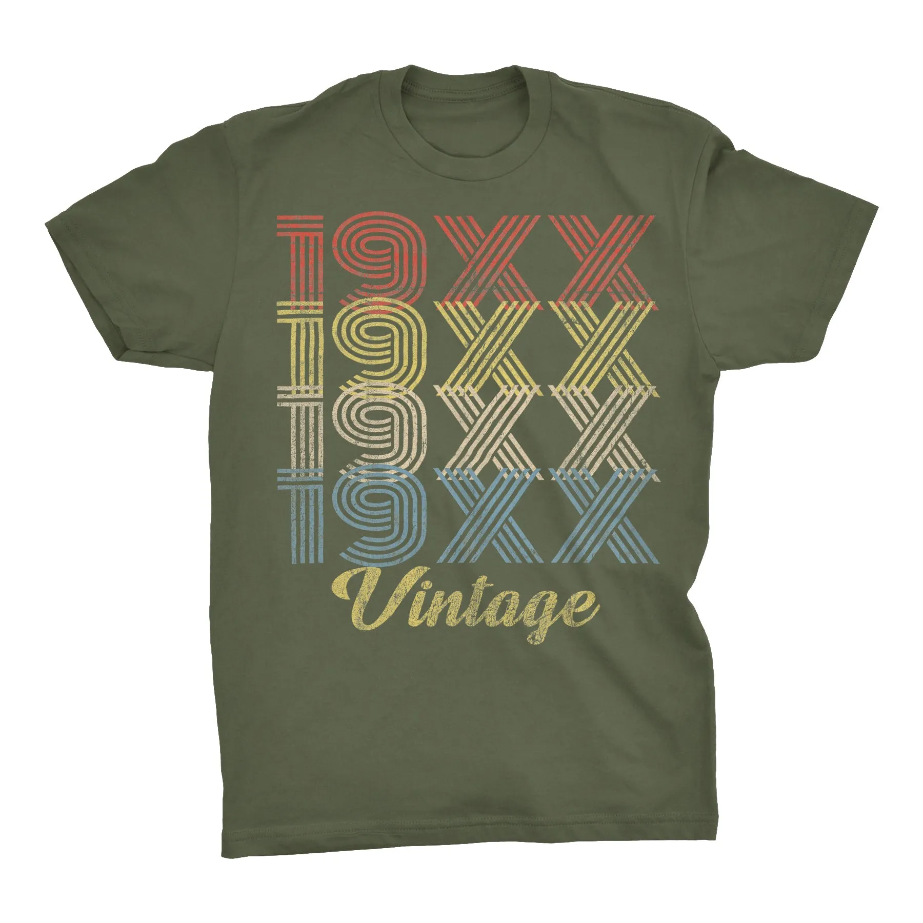Retro Birthday - Vintage 19XX Original Parts - 004 - Choose The Date