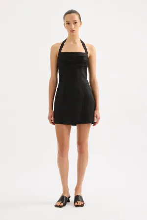 REYES LINEN MINI DRESS