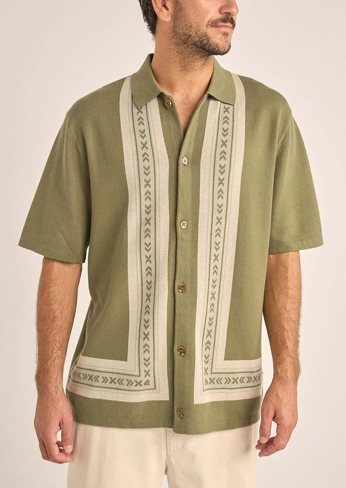 Rhythm Men's Loma Knitted Button Up Shirts
