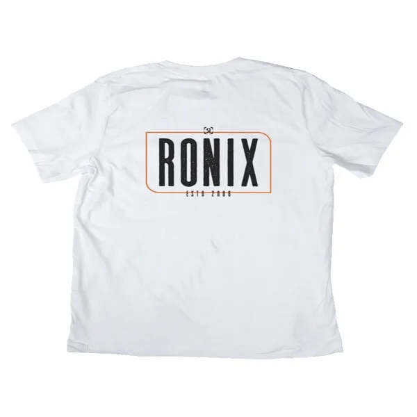 Ronix Homeland - Mens Pocket T-Shirt - White / Black