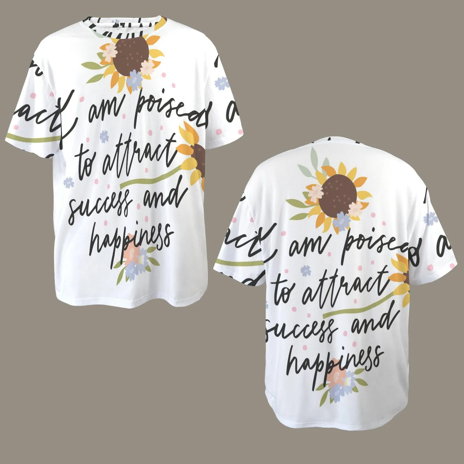 Round Neck Loose T-Shirts