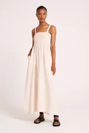 Rynn Linen Maxi Dress Cloud