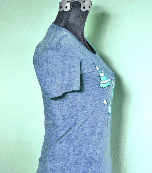 SALE: Bike Animals T-shirt (Vintage Blue)