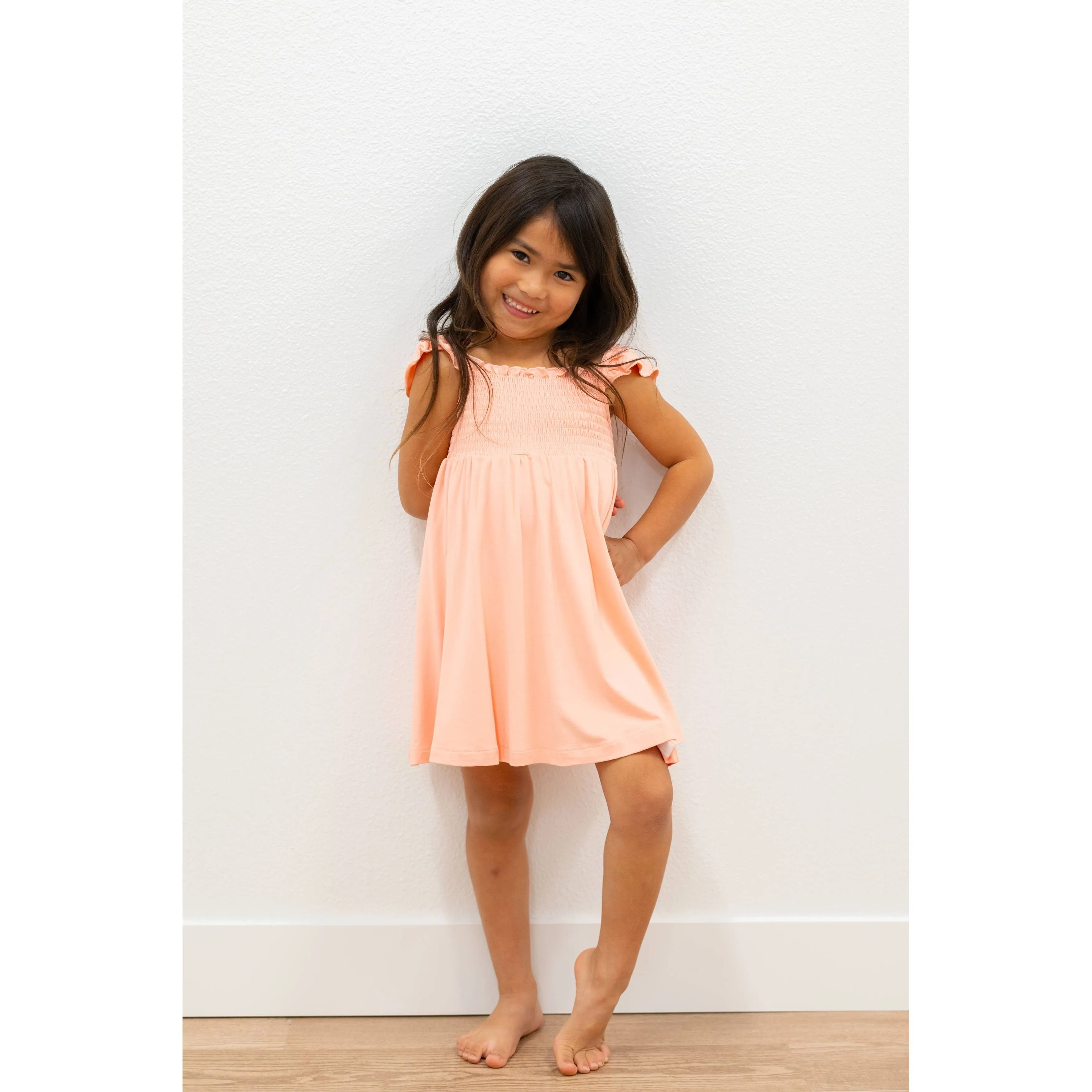 Sammy's Vintage Dress - Apricot
