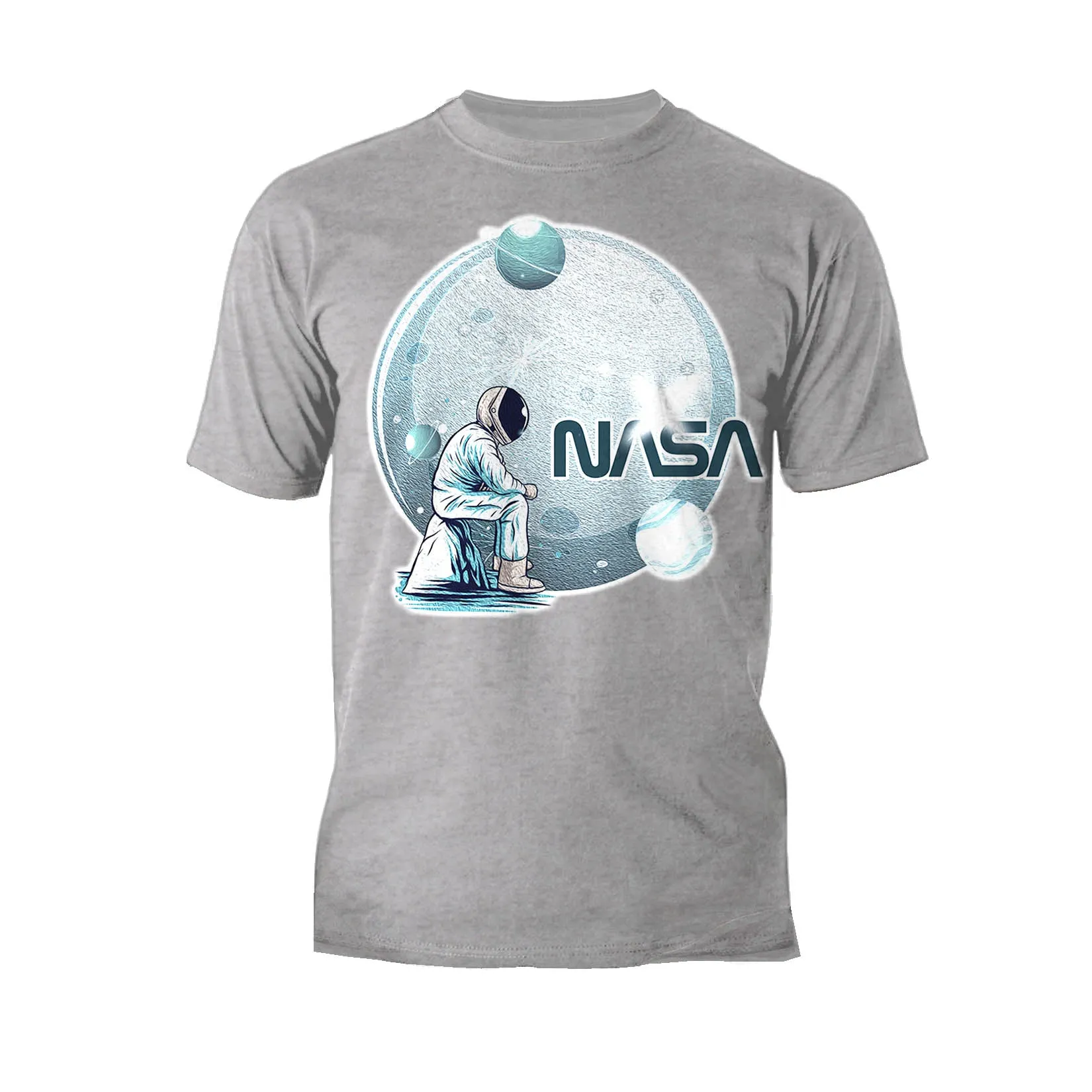 Science Space NASA Astronaut Moon Rock Star Nerd Geek Chic Official Men's T-shirt