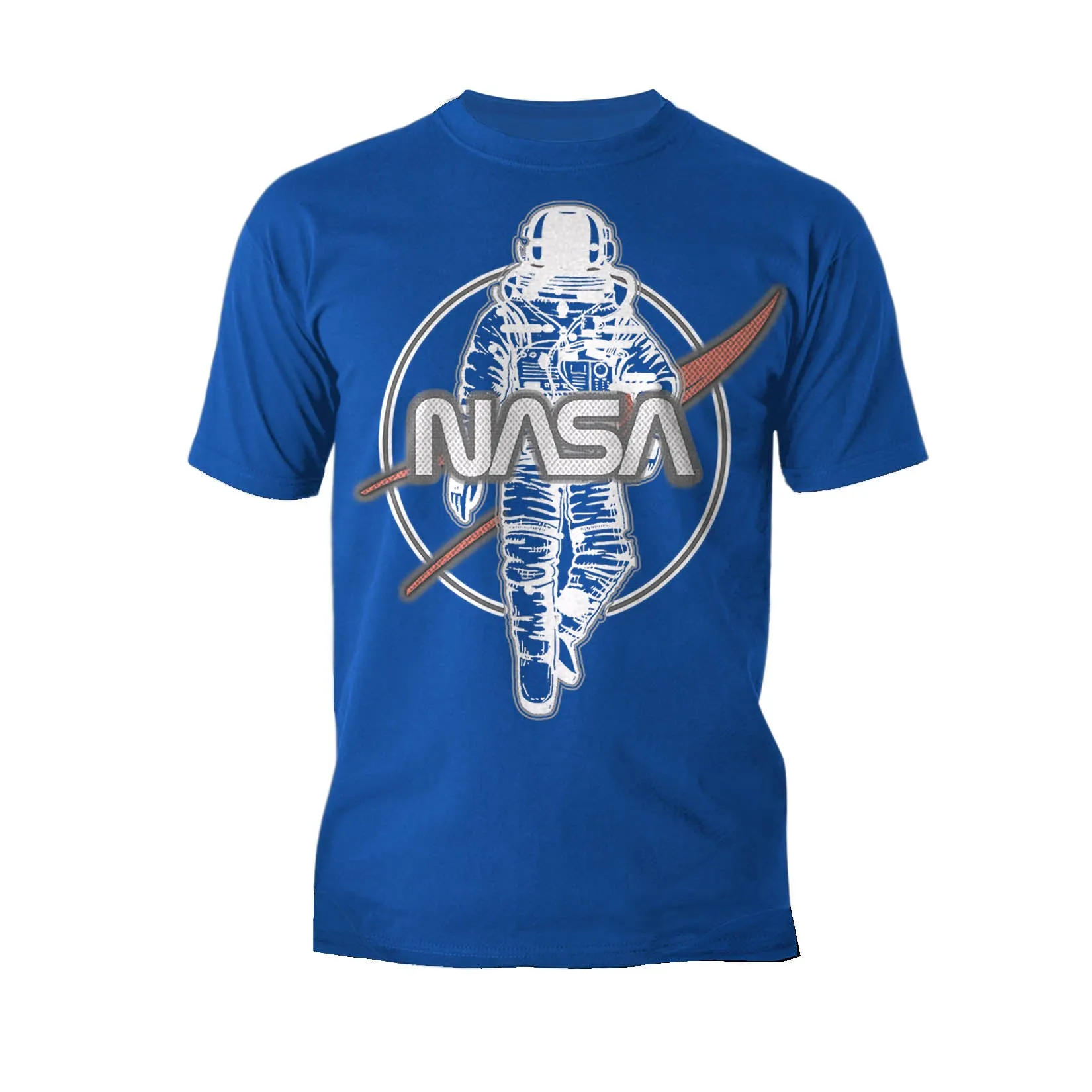 Science Space NASA Logo Retro 70s Astronaut Nerd Geek Chic Official Men's T-shirt