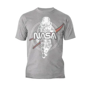 Science Space NASA Logo Retro 70s Astronaut Nerd Geek Chic Official Men's T-shirt