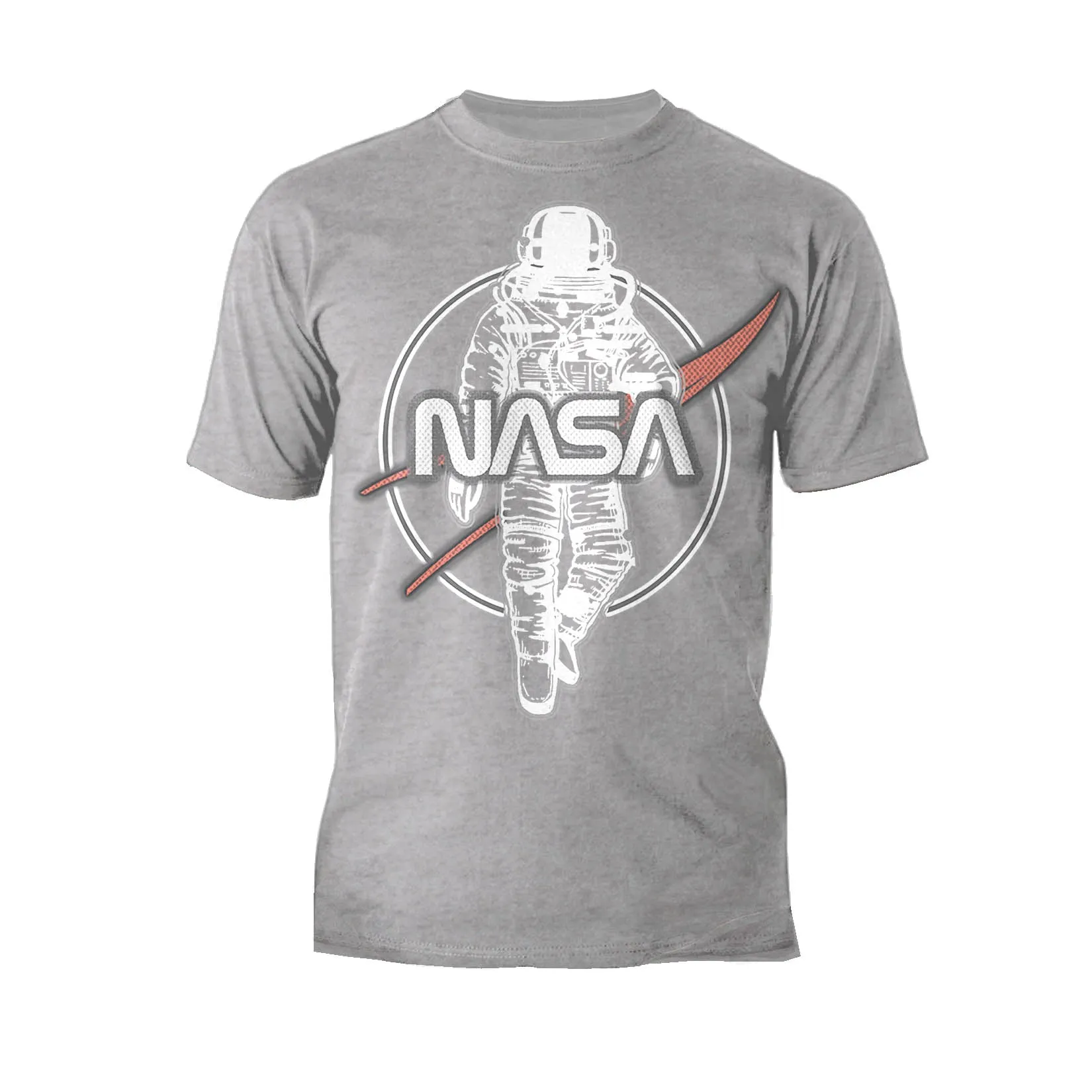 Science Space NASA Logo Retro 70s Astronaut Nerd Geek Chic Official Men's T-shirt