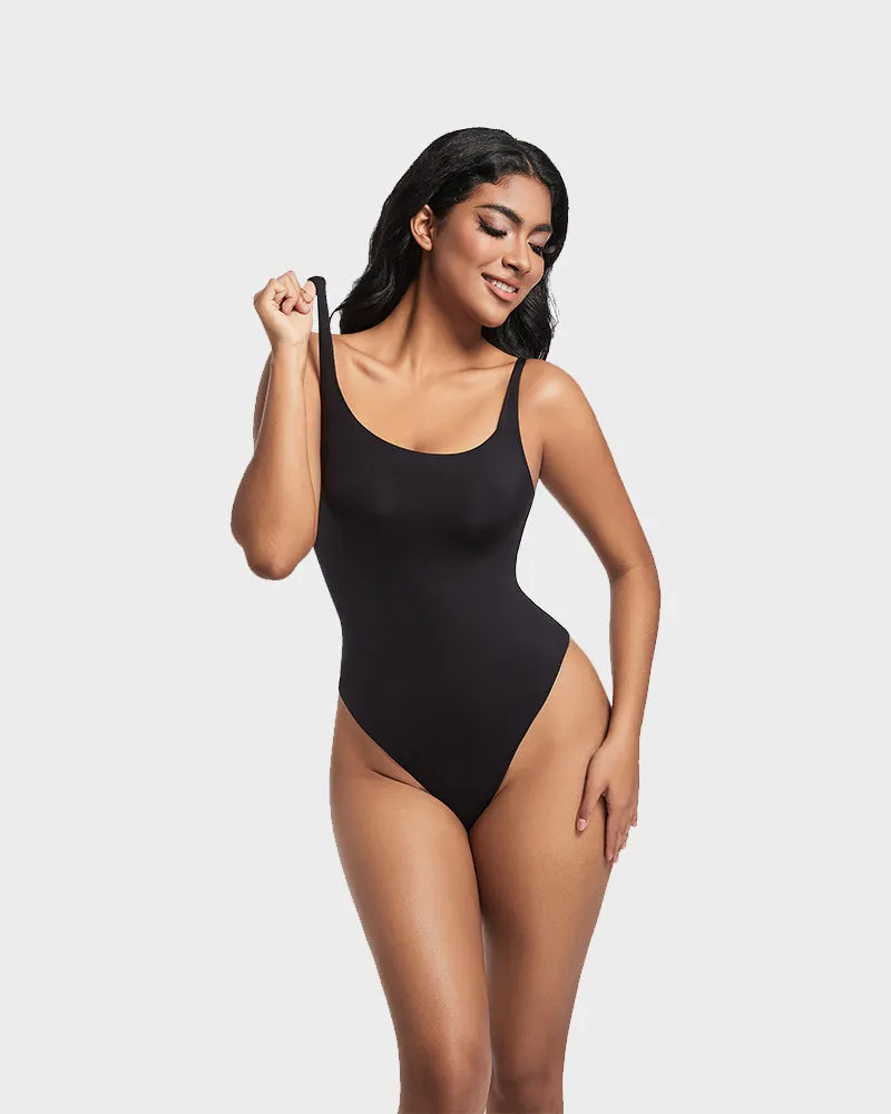 Seamless Sculpt Sleeveless Scoop Neck Thong Bodysuit