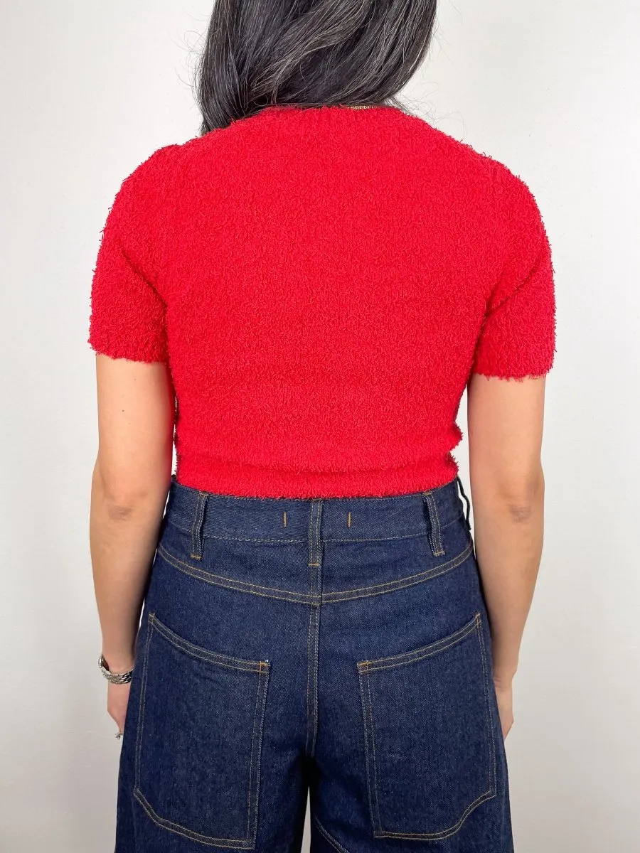 Serviette Baby T in Red