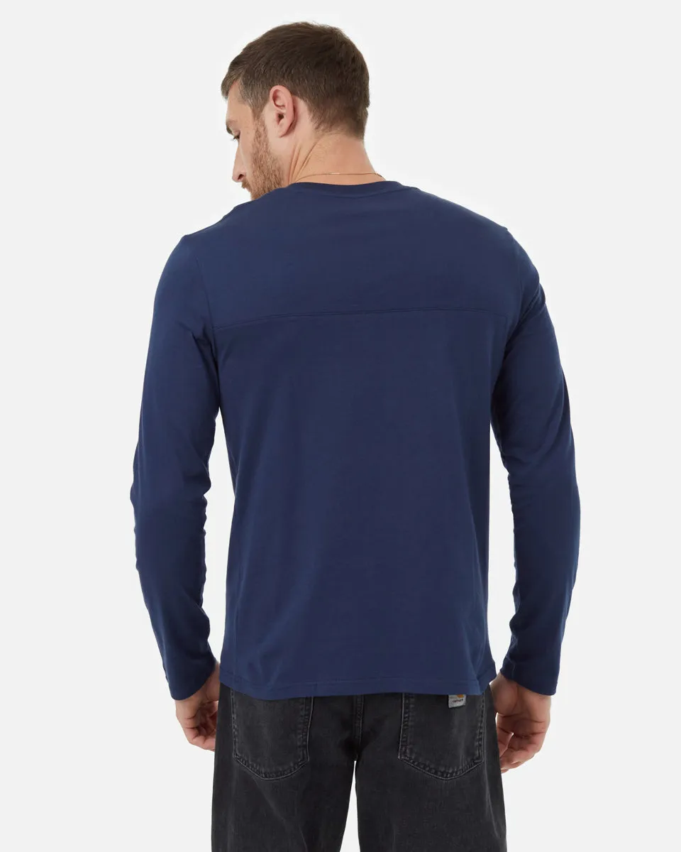 Set In Sleeve Yoke Henley