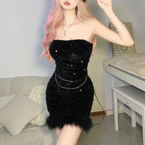 sexy backless dress  KF82899
