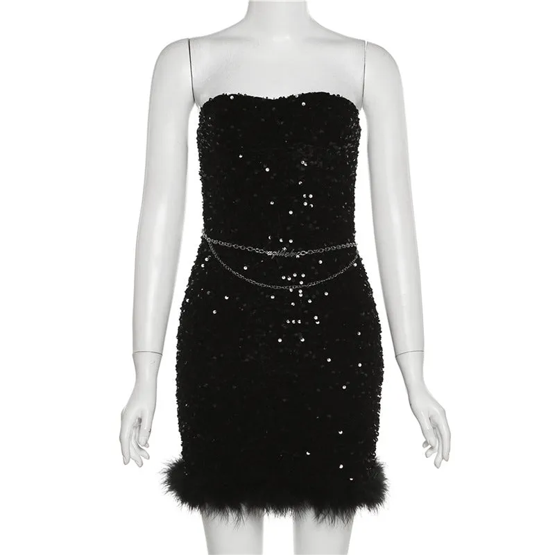 sexy backless dress  KF82899