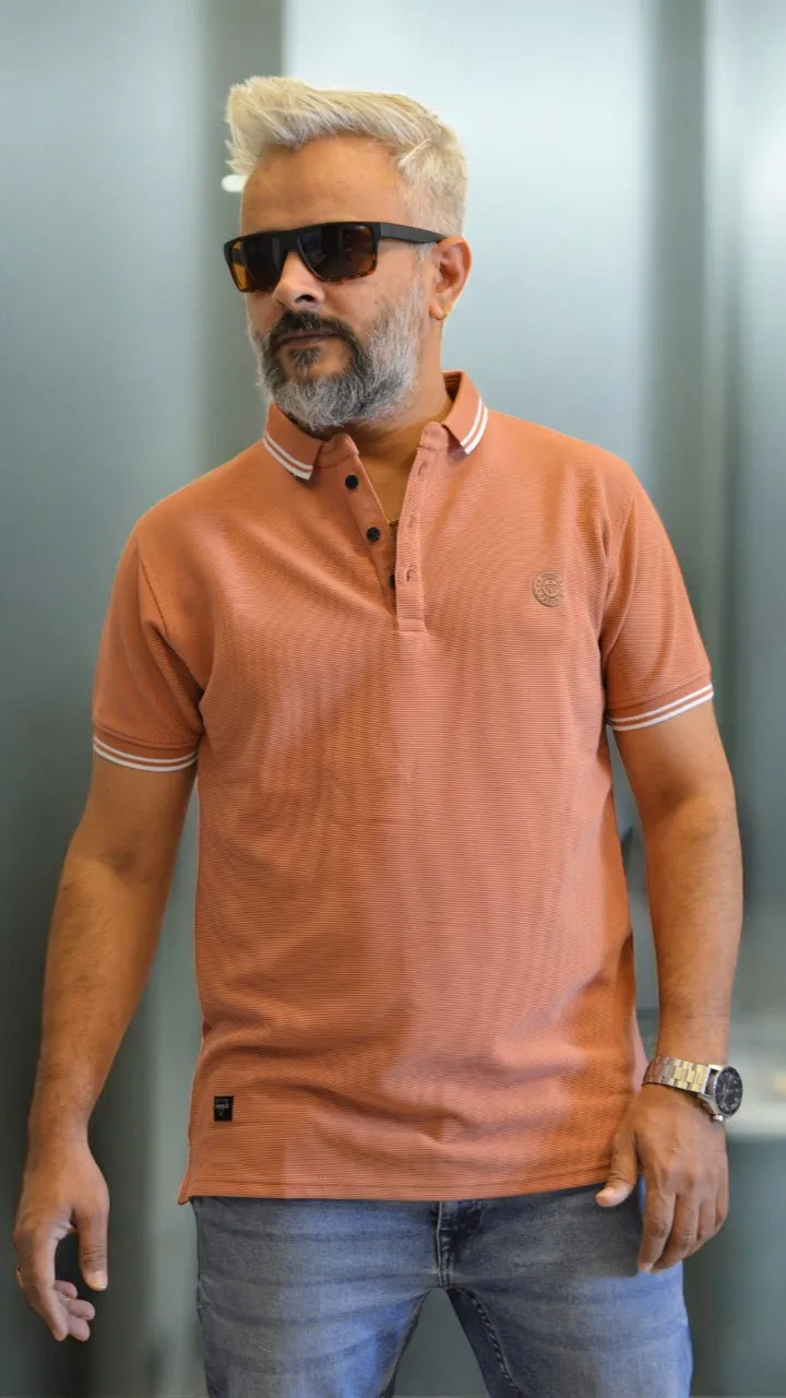 Shine Premium Polo Tee Shirts with Embossing