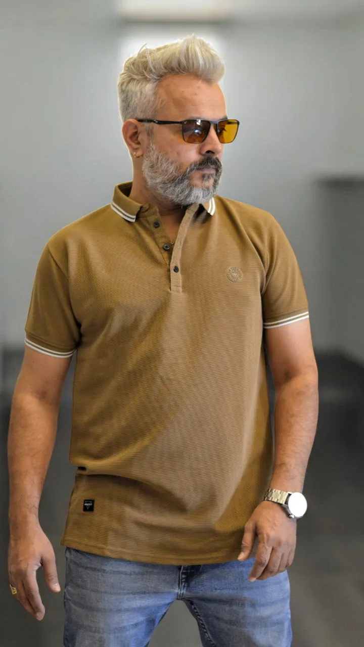 Shine Premium Polo Tee Shirts with Embossing