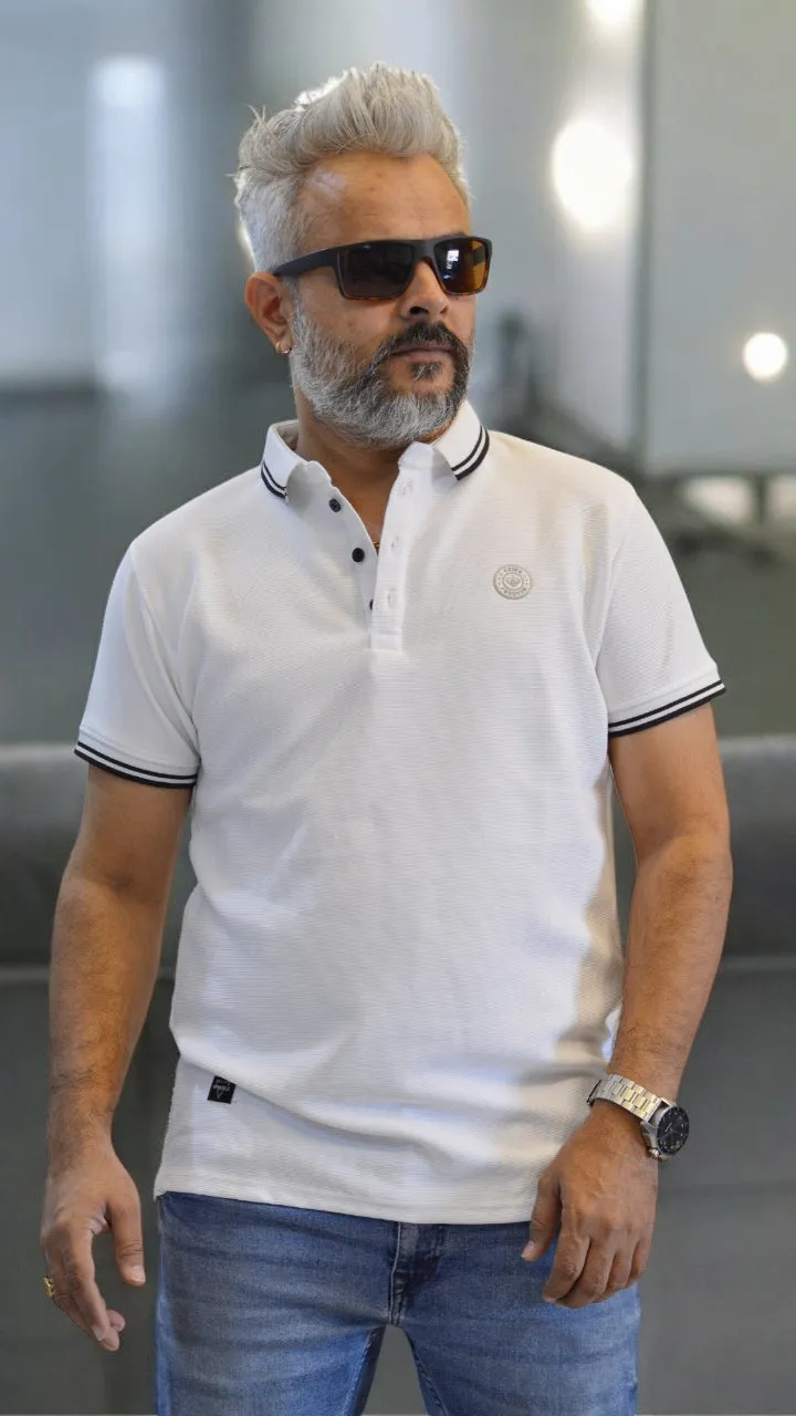 Shine Premium Polo Tee Shirts with Embossing