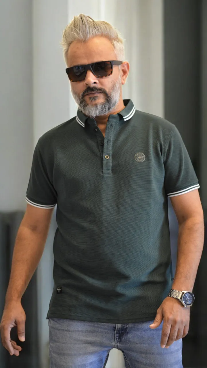 Shine Premium Polo Tee Shirts with Embossing