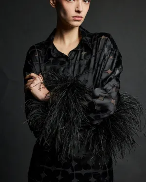SHIRT WITH FEATHERS