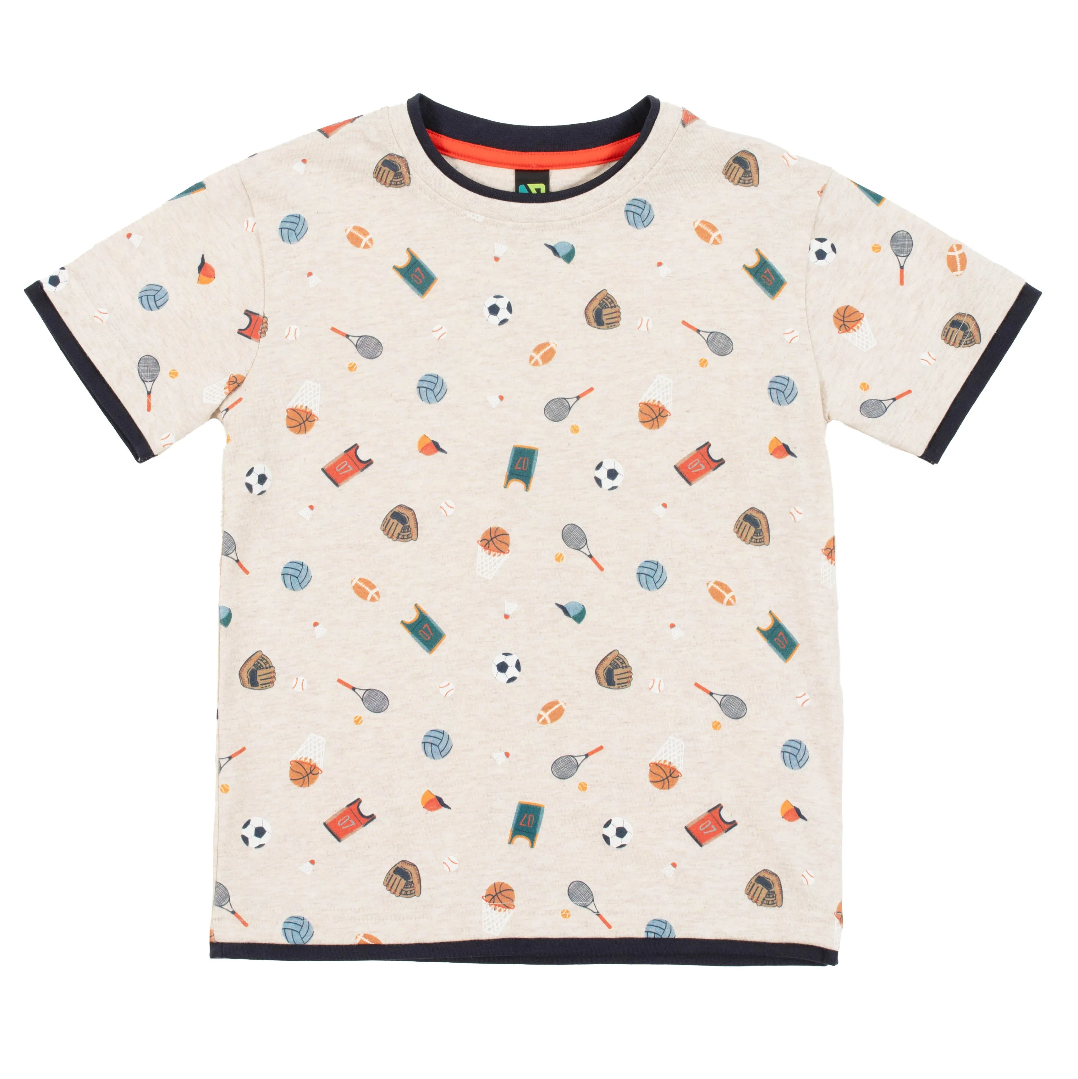 Short orangé Jour de match S2501-10