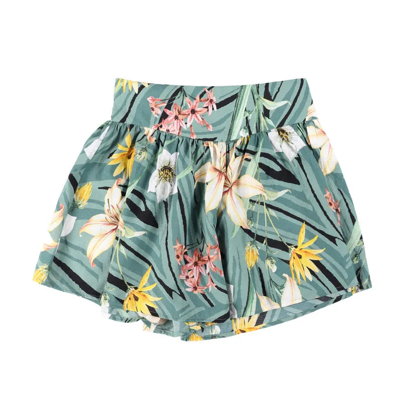 Shorts With Flower Print