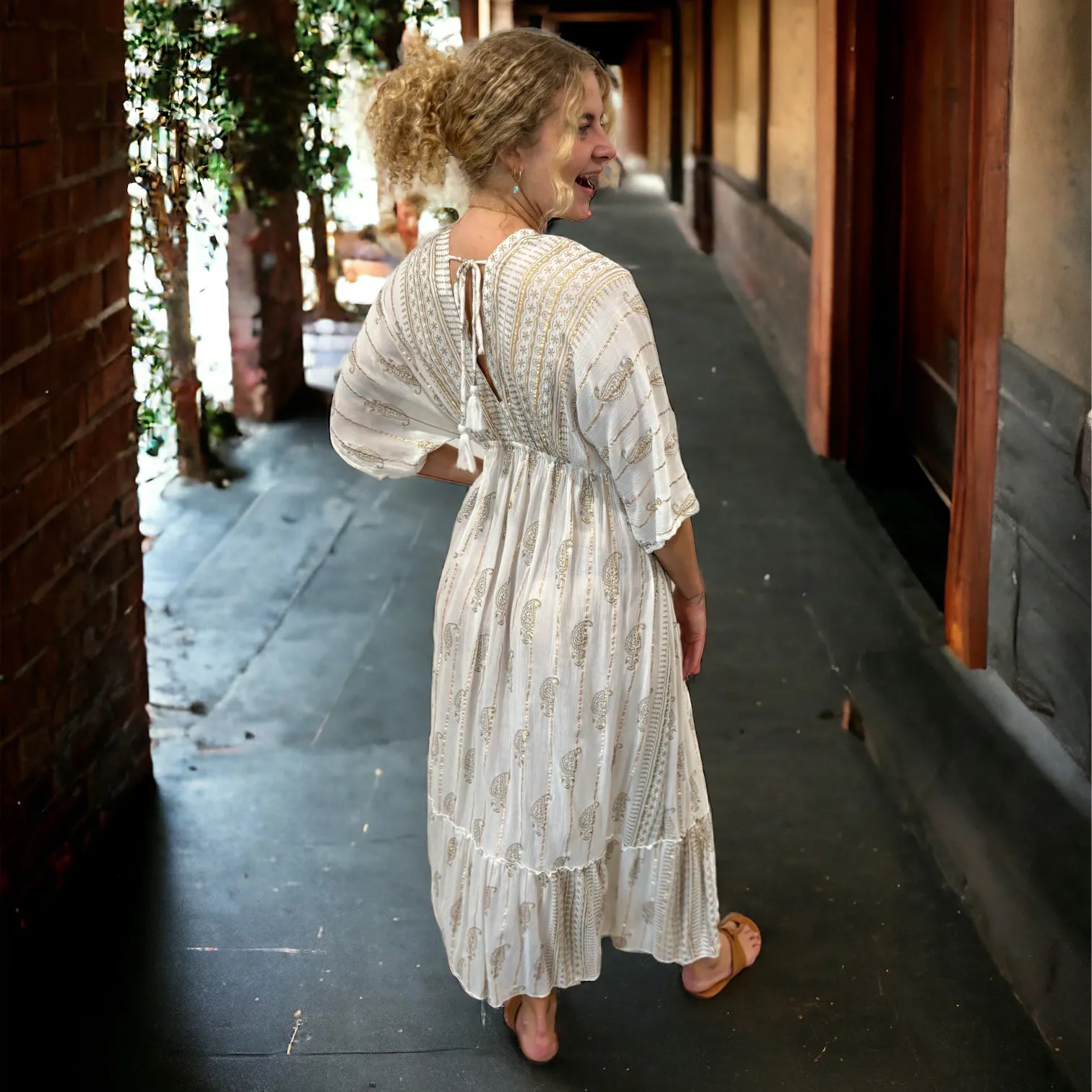 Shukra Goddess Dress - White
