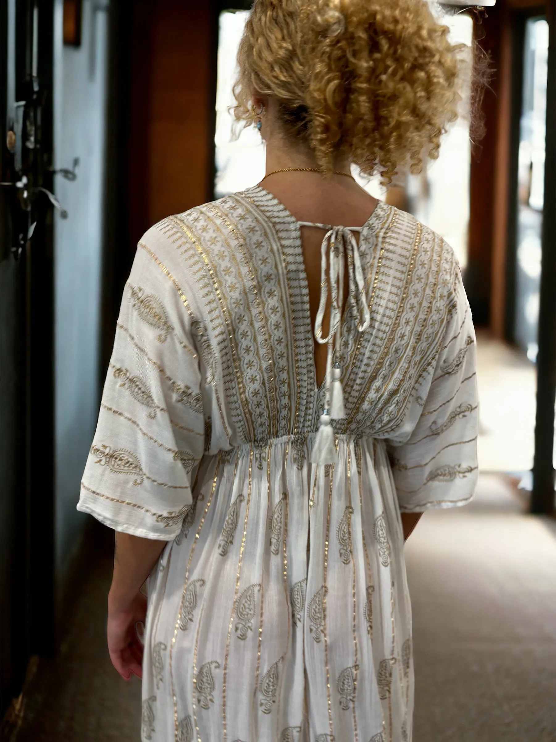 Shukra Goddess Dress - White