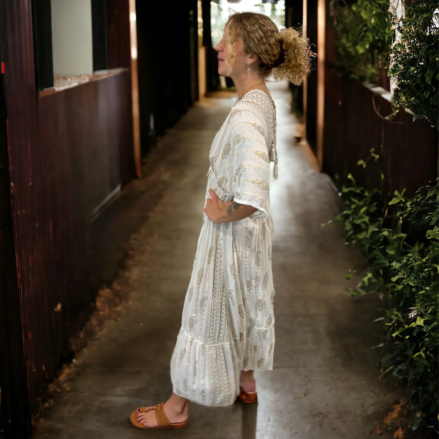 Shukra Goddess Dress - White