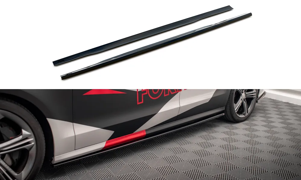 Side Skirts Diffusers V.1 Audi S8 D4