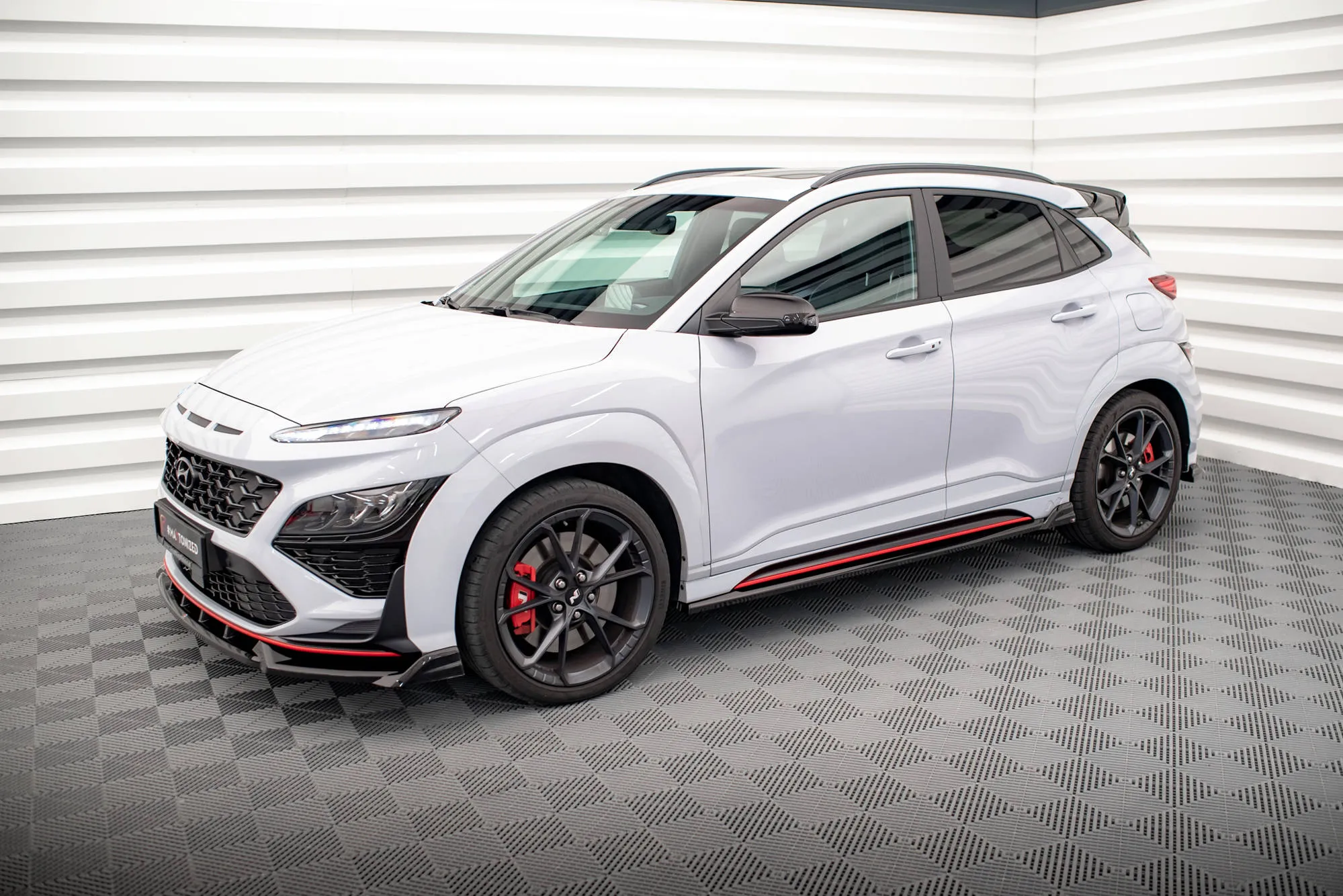 Side Skirts Diffusers V.1   Flaps Hyundai Kona N Mk1