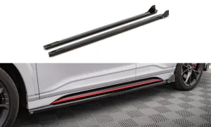 Side Skirts Diffusers V.1   Flaps Hyundai Kona N Mk1